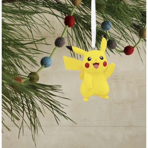 Hallmark 2021 Nintendo Pokémon PIKACHU 2.5” Christmas Tree Ornament Collector - Picture 3 of 7